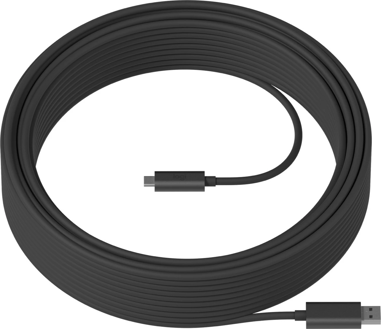 Kabëll Logitech Strong USB 25m, USB A në USB C, USB 3.2 Gen 2, Graphite