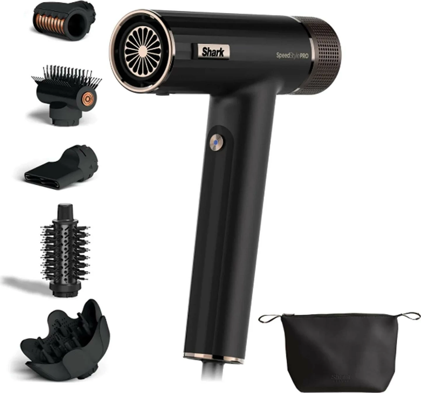 Tharëse flokësh Shark SpeedStyle Pro HD752EU, 1750W, 5 aksesorë, e zezë