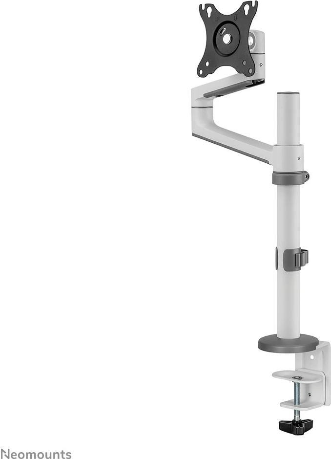 Krah monitori Neomounts DS60-425WH1, 17-27 inç, kapacitet 8 kg, VESA 100x100, i bardhë