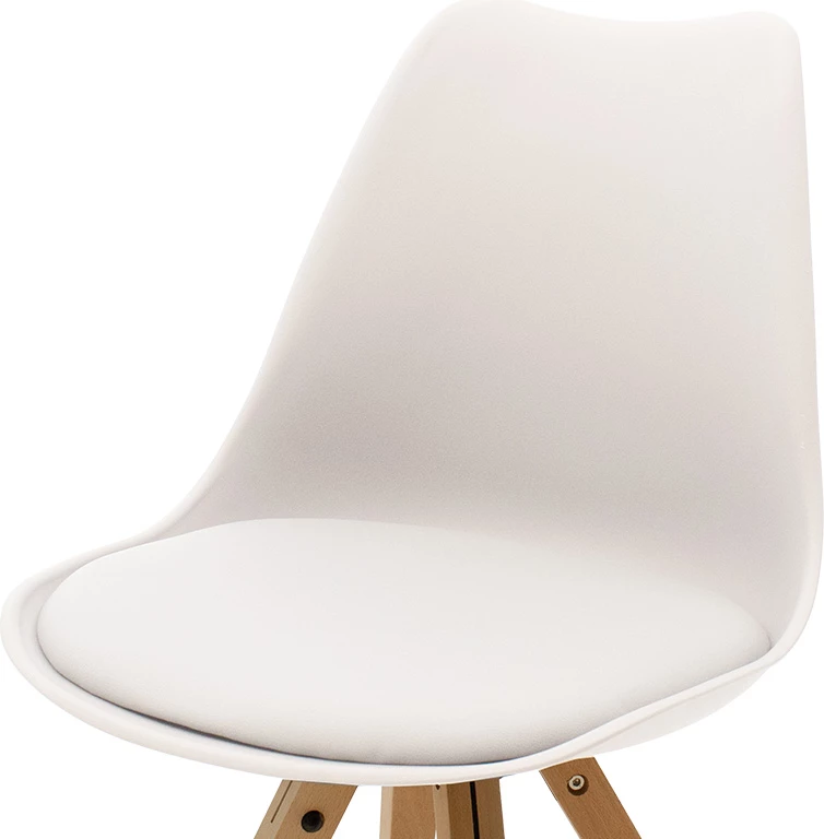 Karrige Caron PP e bardhë-këmbë natyrale