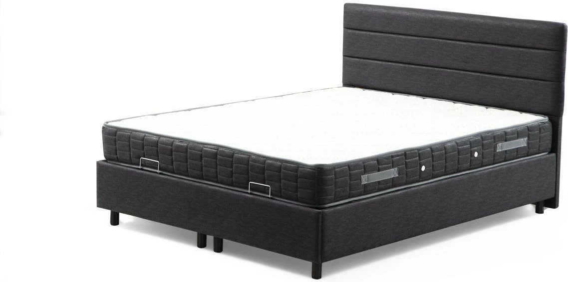 Set dysheku, baza dhe shtrati, ngjyrë antracit, Skye Decor, 140x200cm