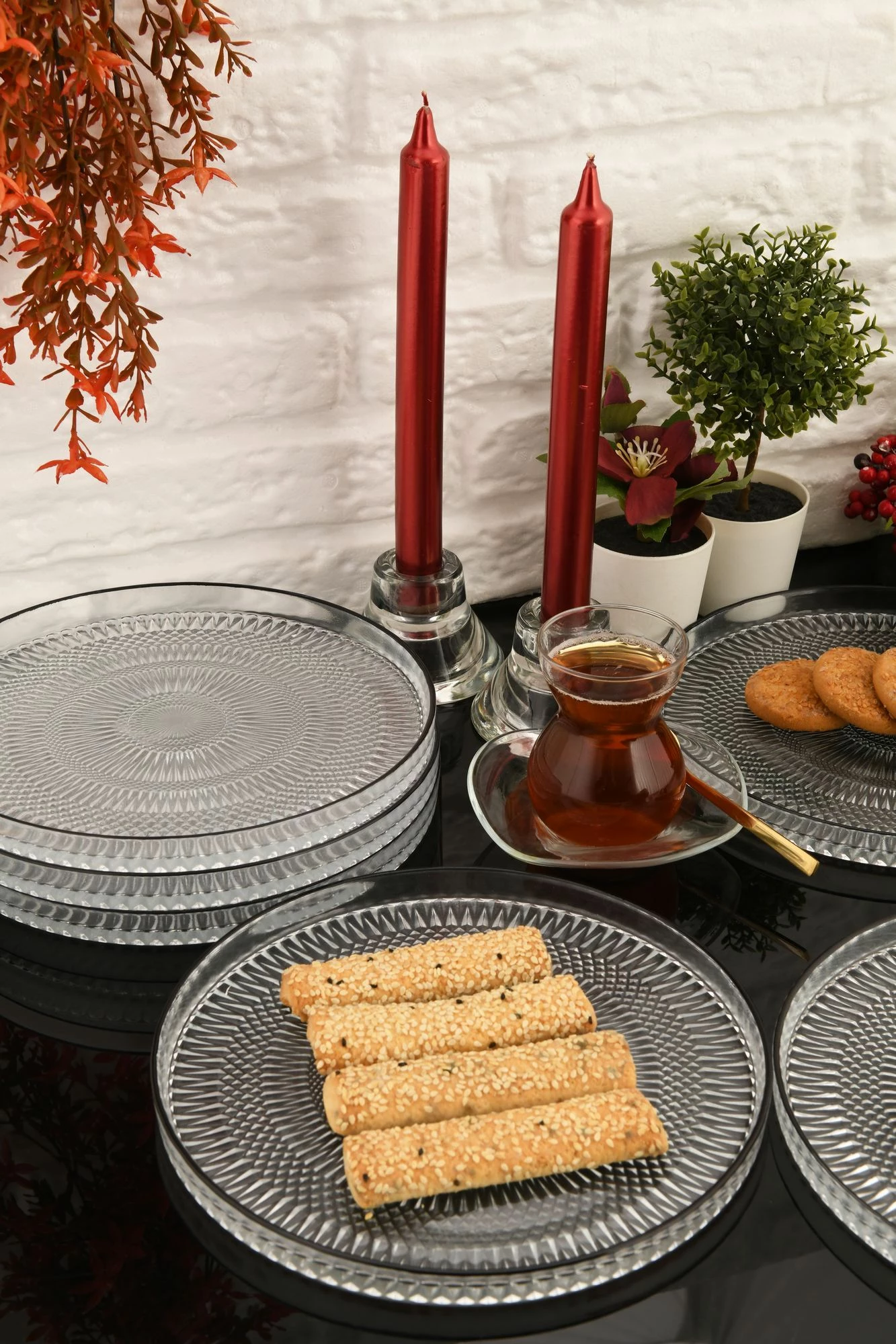 Set pjatash ëmbëlsirash (6 copë), Hermia Marsilya, 6PTSB