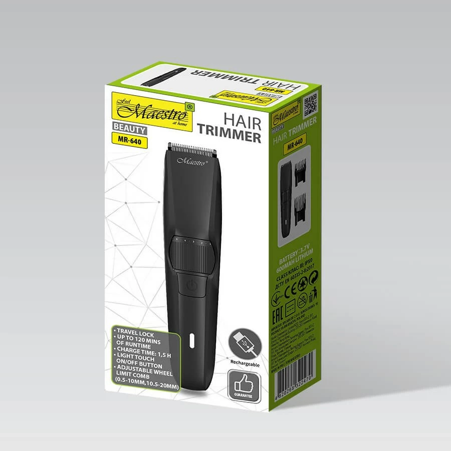 Makinë rroje Maestro MR-640, USB, e zezë