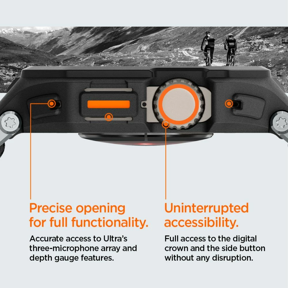 Mbështjellës Spigen Lite Fit Pro me rrip për Apple Watch Ultra 1/2 (49mm), Matte Black