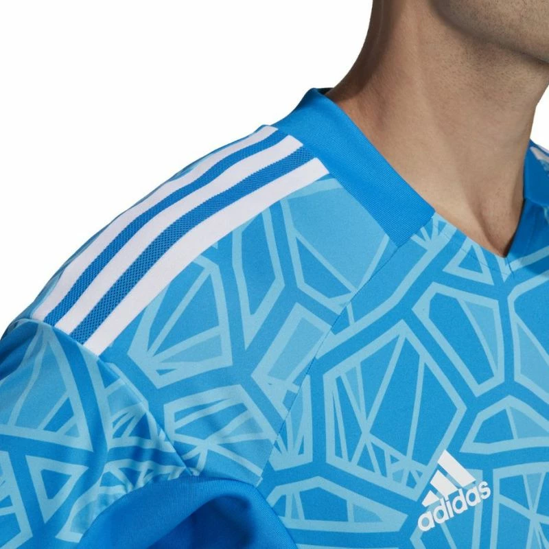 Fanellë e portierit për meshkuj adidas Condivo 22, me mëngë të shkurtra, blu HB1623