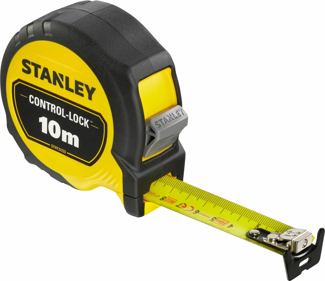 Metër shirit Stanley Control-Lock STHT37233-0 10 m x 25 mm, verdhë/zi