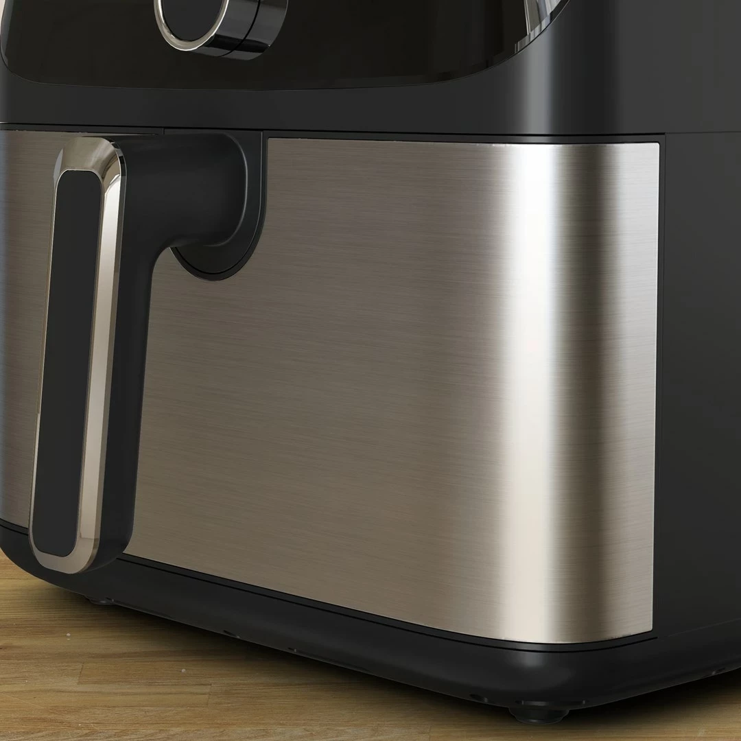 Fritezë me ajër të nxehtë Tefal Easy Fry Mega EY855D10, 7.5 L, E zezë, Inox