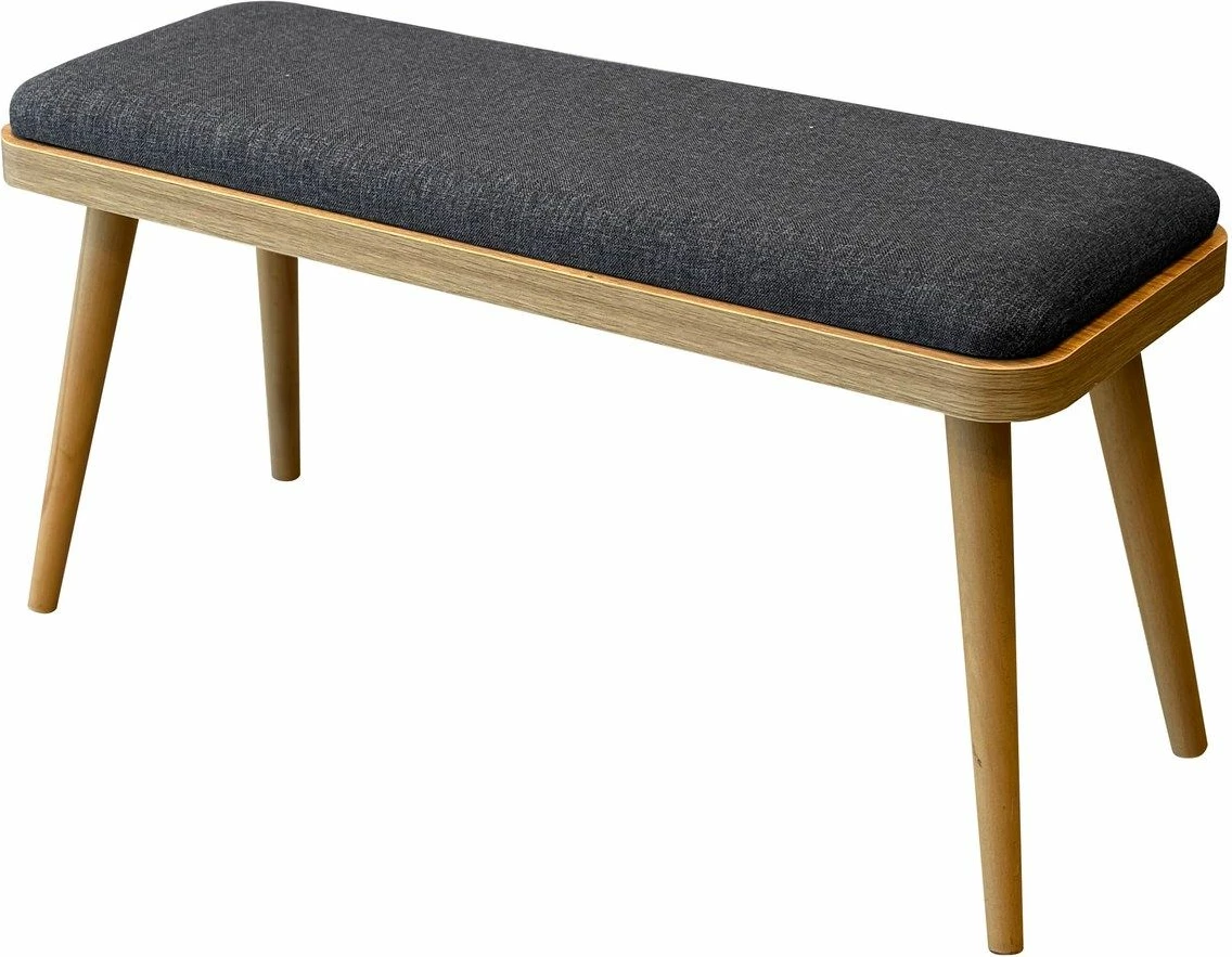 Set tavoline me karrige për ngrënie, zgjatues, 4 pjesë, Skye Decor, Vina Mini 04 1053, ngjyrë lis, antracit