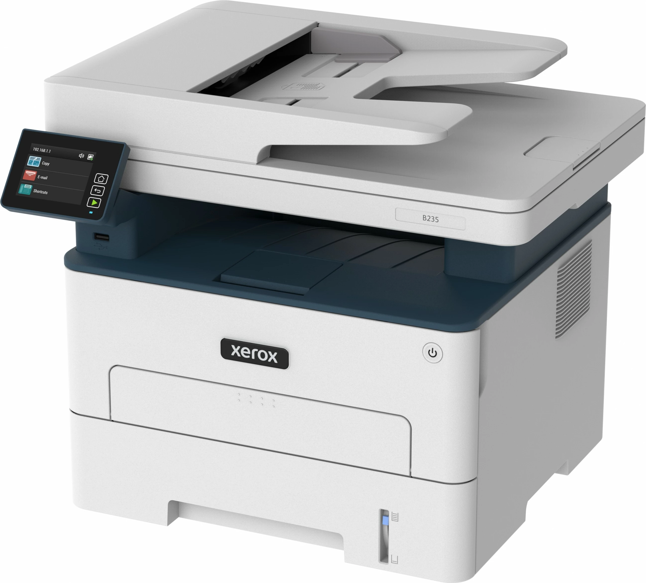 Printer multifunksional Xerox B235, laser, mono, wireless, duplex, A4, 251 fletë, bardhë/blu