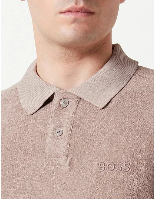 Maicë polo për meshkuj Boss, kafe