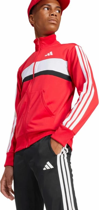Trenerka për fëmijë adidas, e kuqe dhe e zezë
