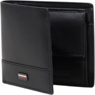 Portofol për meshkuj Tommy Hilfiger, i zi
