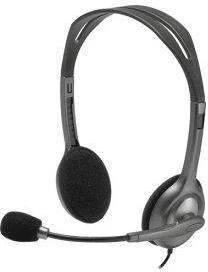 Kufje me mikrofon, Logitech, H110 (981-000271), 2x 3.5 mm, e zezë