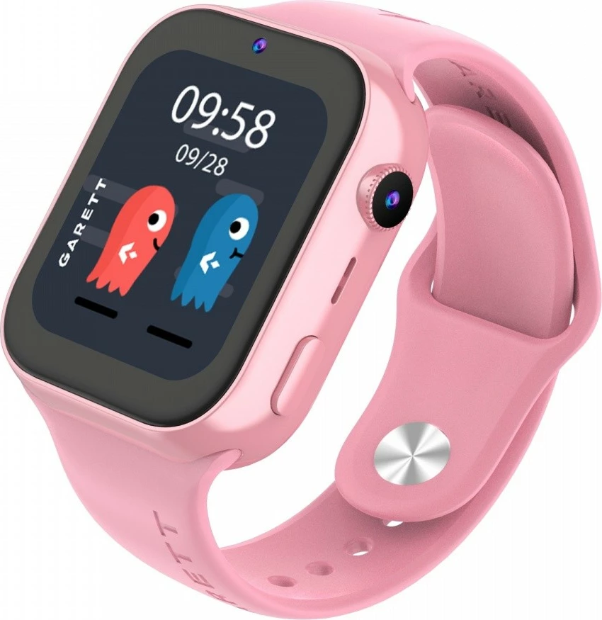 Smartwatch Garett Kids Twin 2 4G, për fëmijë, Rozë