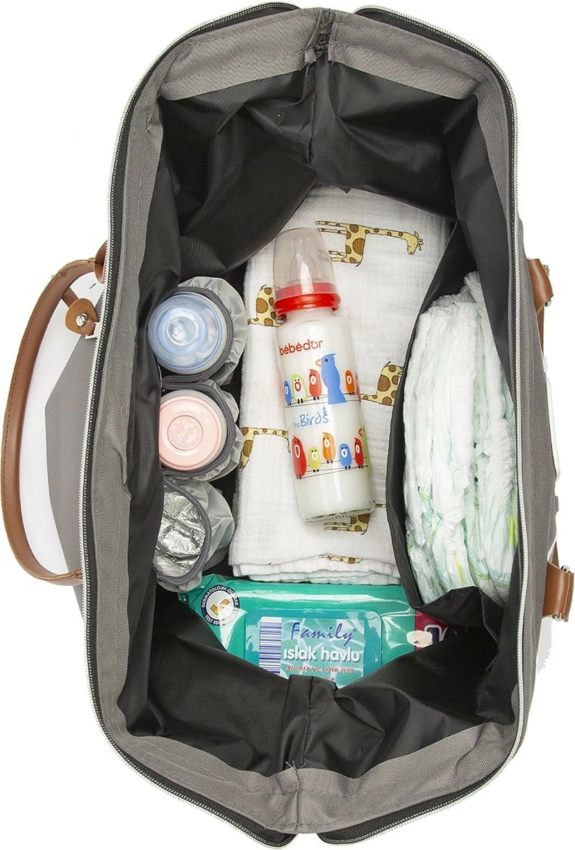 Çantë për pelena, ngjyrë gri, Zoozie Bags, 2169 - 32279