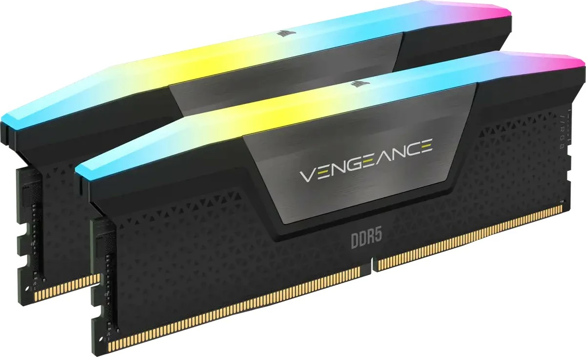 RAM Memorje Corsair Vengeance RGB 32GB (2x16GB) DDR5 7200MHz, e zezë