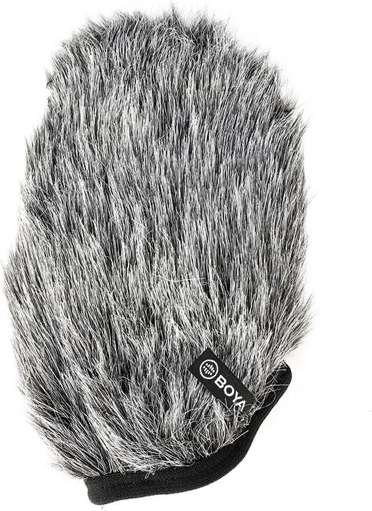 Mikrofon shotgun BOYA BY-BM3030 për kamera, me mini-jack 3.5mm, i zi