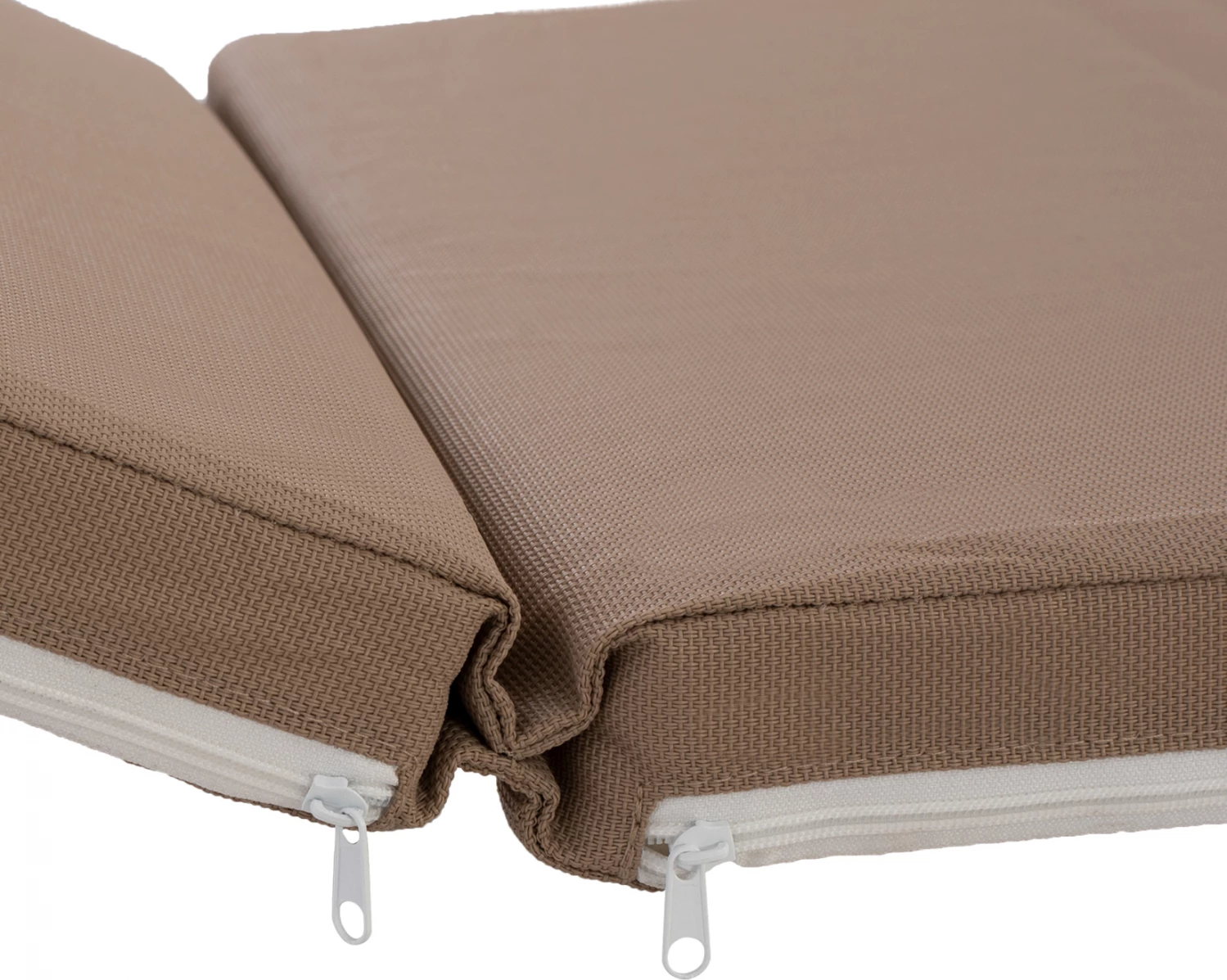 Jastëk për shezlong, tekstilene, ngjyrë moka, FH11234.04T, 196(117+1+78)x58x5 cm