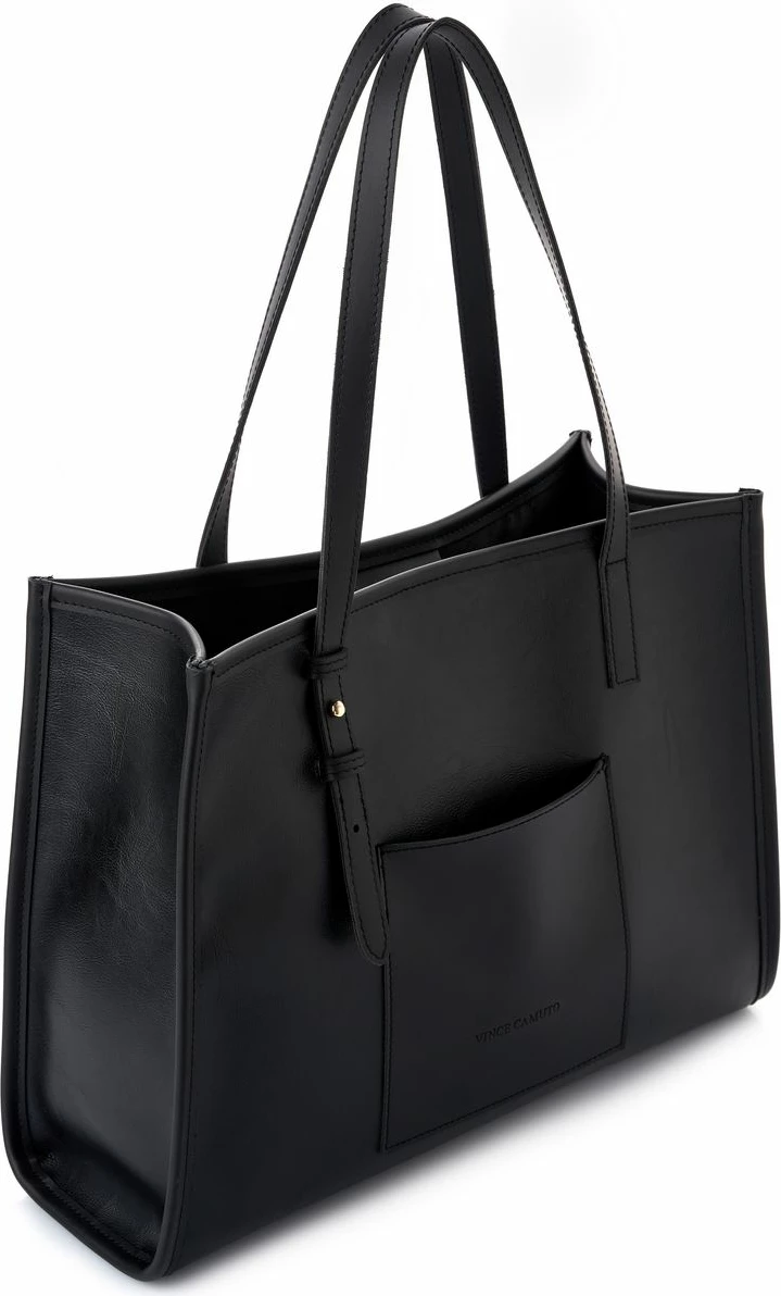 Çantë shpatull për femra, ngjyrë e zezë, Vince Camuto Piacenza