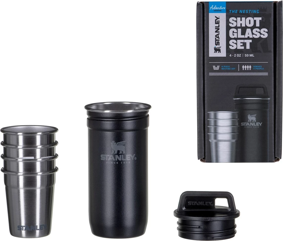 Gotë metalike Stanley Adventure Matte Black 4 X 60 ml