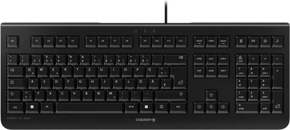 Tastierë Cherry KC1000 AZERTY, me kabllo, e zezë