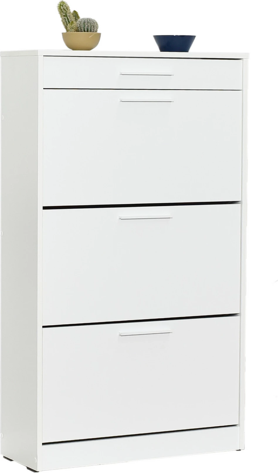 Dollap për këpucë Hanah Home, SHC-431-DD-1, ngjyrë diamant dhe e bardhë