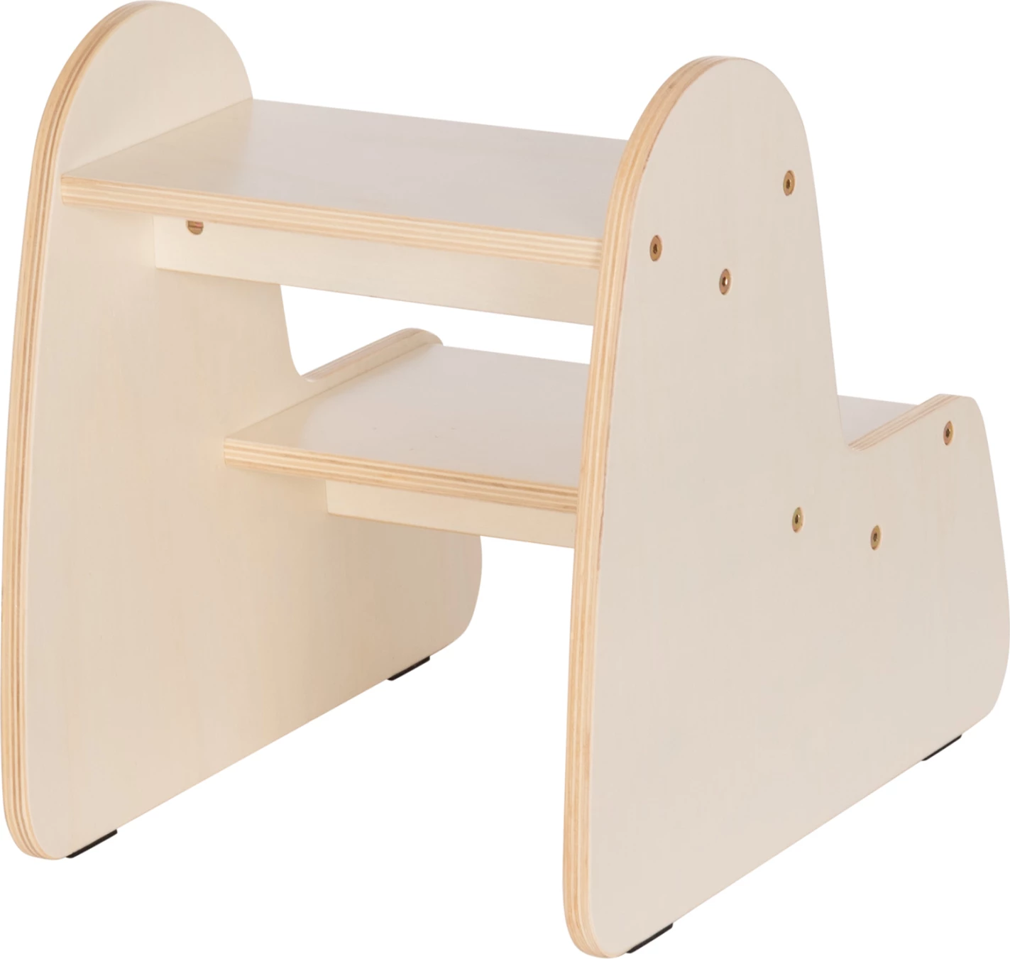 Shkallë për fëmijë RICKI, MDF & kompensatë, ngjyrë natyrale, FH18340.01, 33x43.5x40.5cm