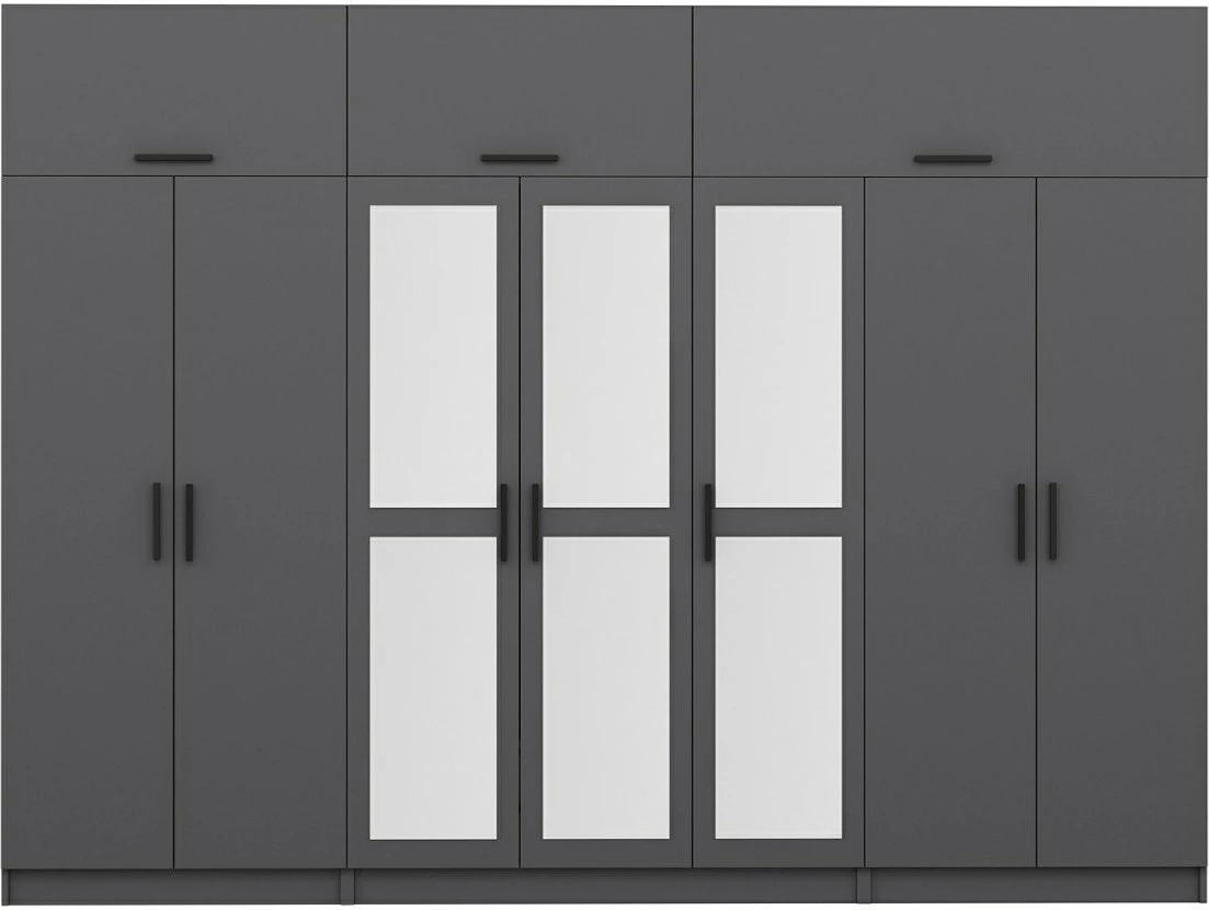 Dollap Skye Decor, ngjyrë antracit, 5190