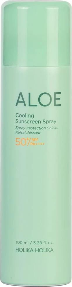 Spray për mbrojtje nga dielli HOLIKA HOLIKA Aloe Cooling Sunscreen SPF50+, 100ml për femra