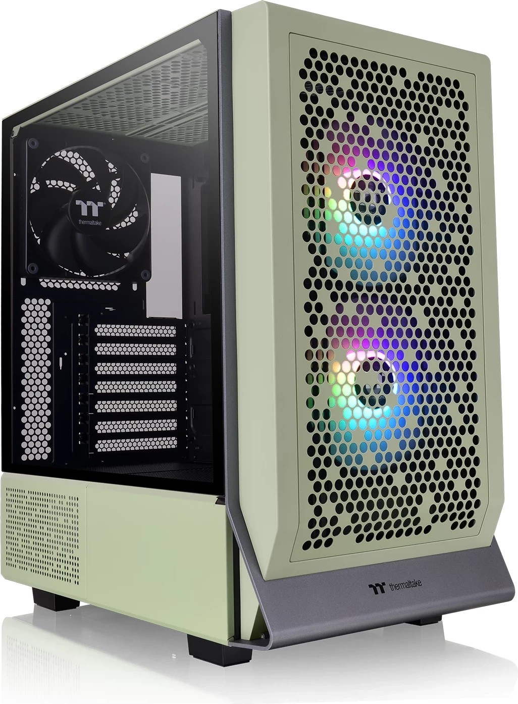 Kasë Thermaltake Ceres 300 TG ARGB, Midi Tower, Matcha Green