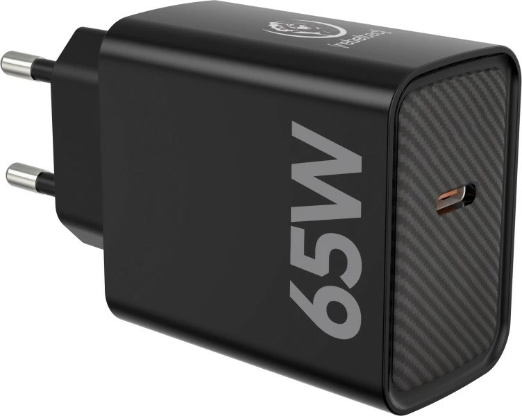 Karikues murali Rebeltec H1065 GaN3, 65W, USB-C, 2m, i zi