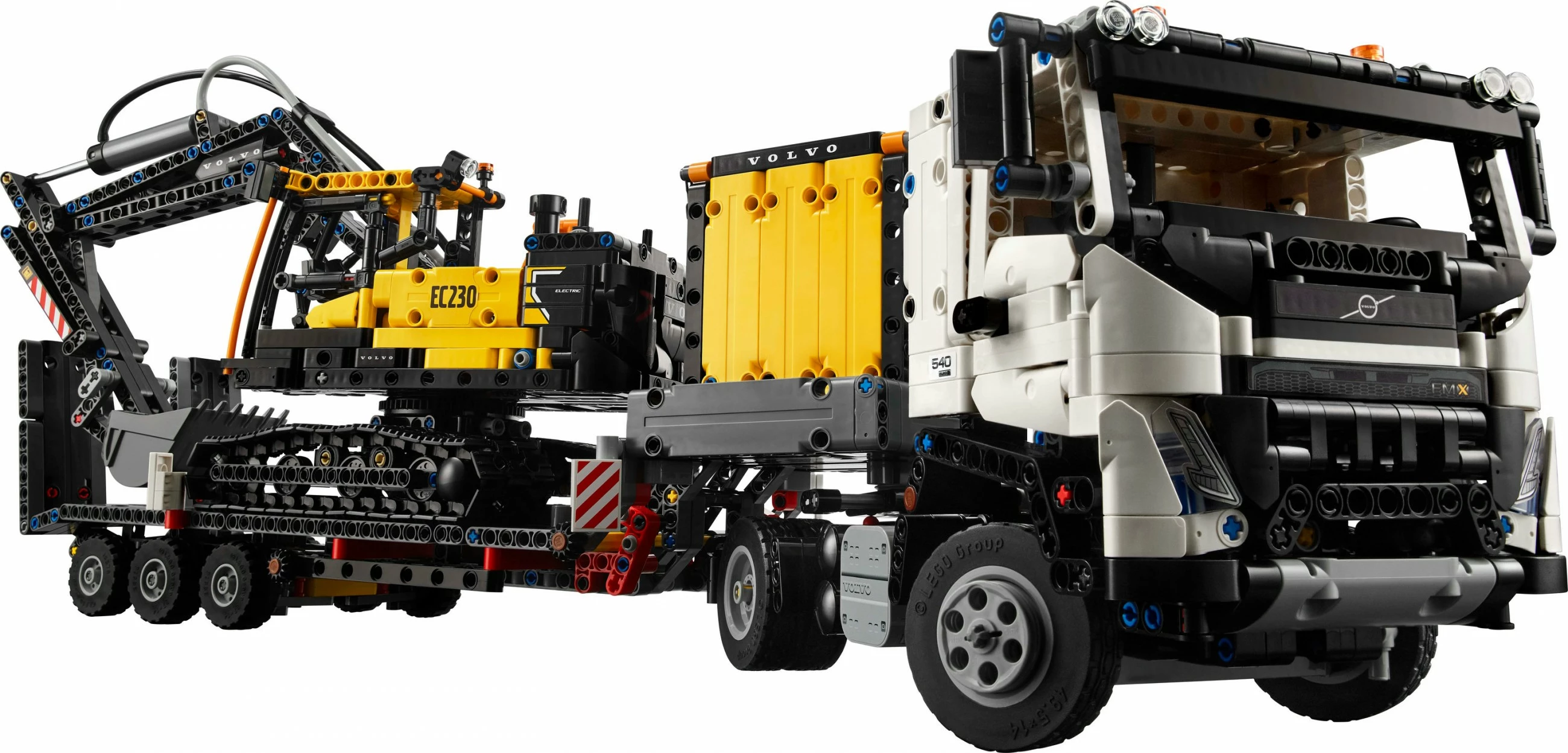 Set ndërtimi LEGO Volvo FMX Truck & EC230 Electric Excavator, 2274 pjesë, shumëngjyrësh