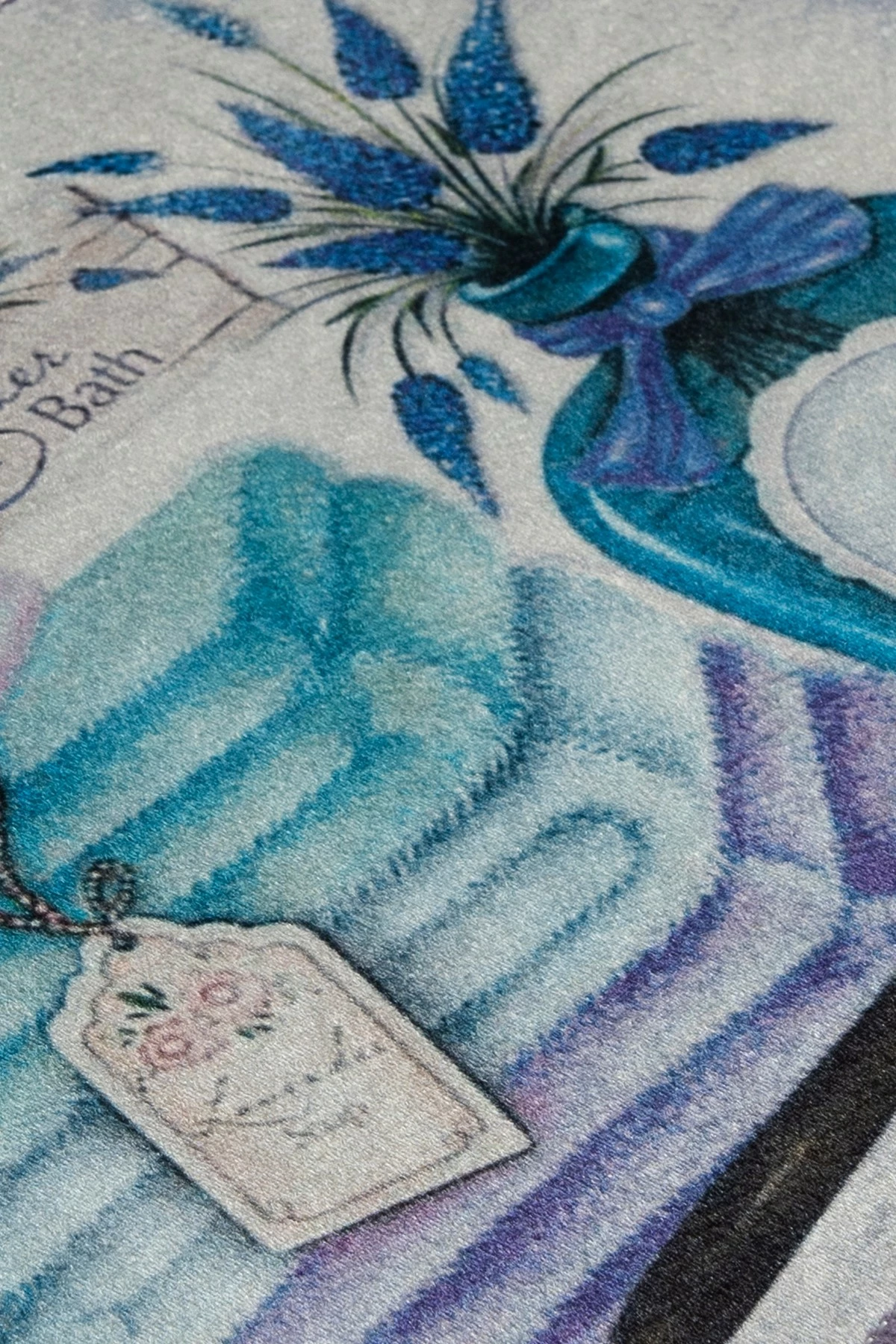 Tapet për banjo Mijölnir, ngjyrë lavandë, Djt, 40x60cm