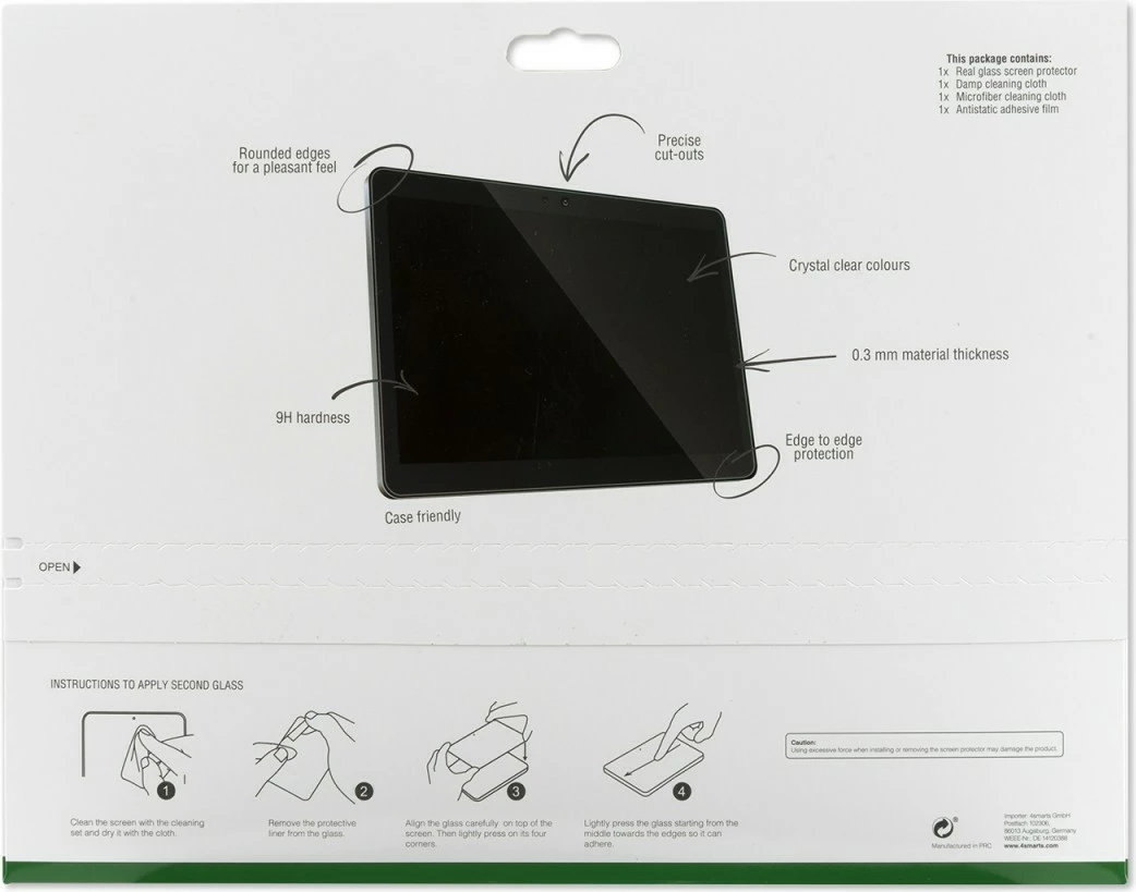 Mbështjellës ekrani 4smarts 493107, për Galaxy Tab Active 3, i tejdukshëm