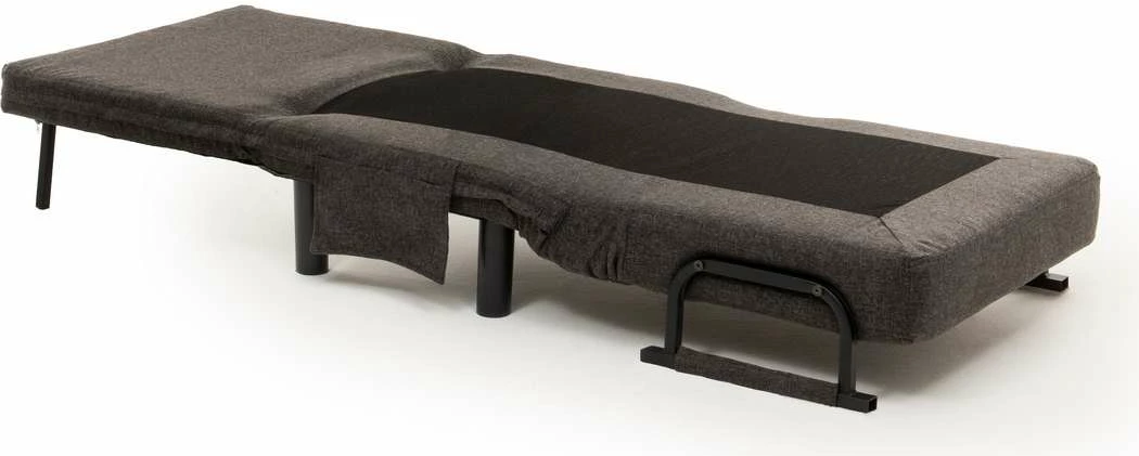 Krevat-karrige një vendës, Atelier del Sofa, Sento Single, gri e errët