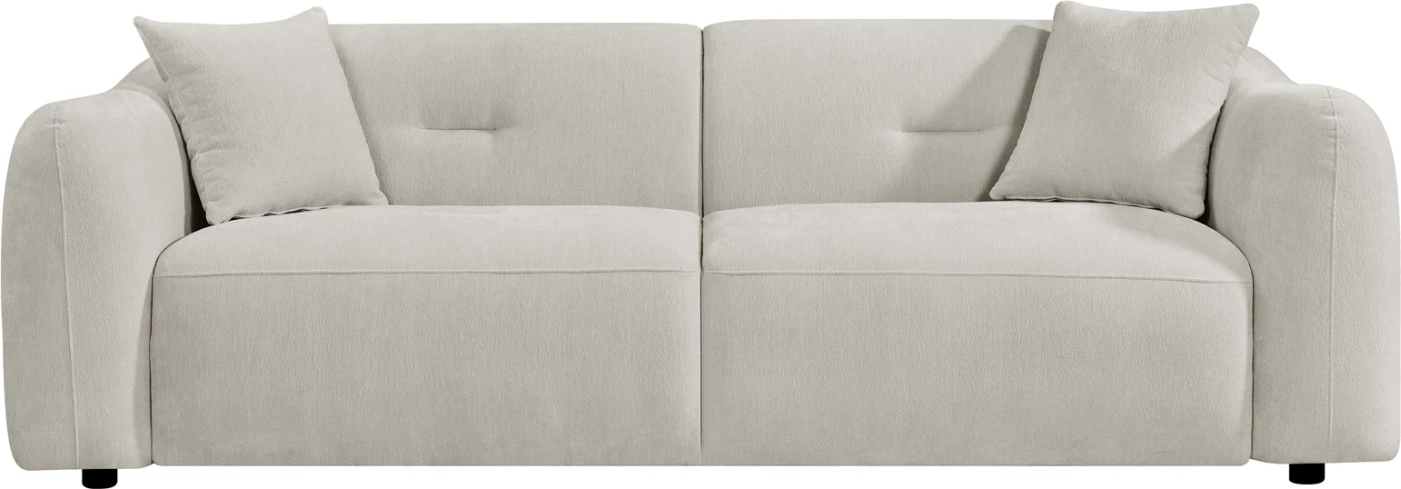 Divan treshe JUNOA, material ecru, 228x89x74cm