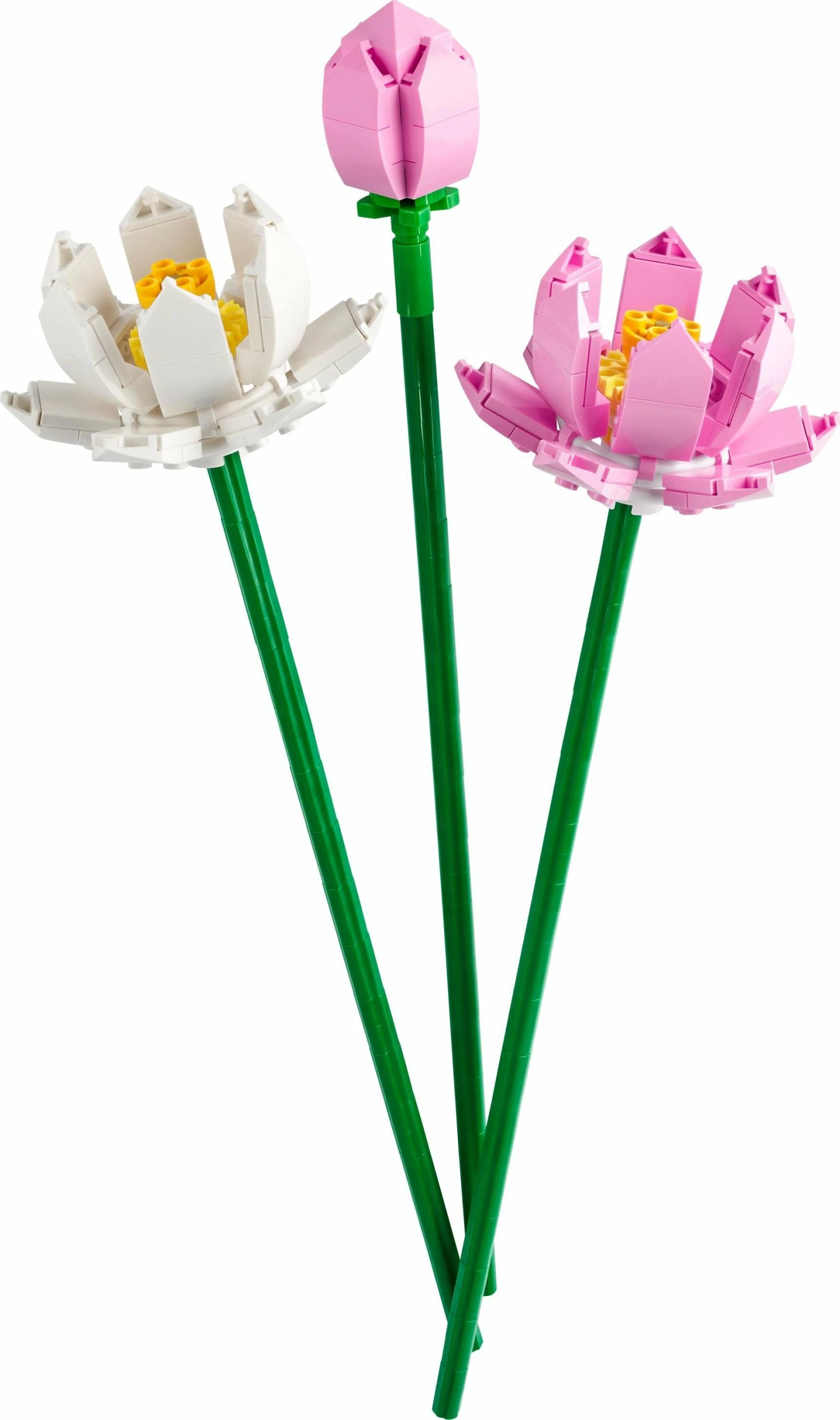 Set LEGO Lotus Flowers 40647, 220 elemente, rozë/bardhë