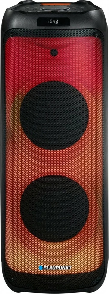 Altoparlant Blaupunkt PartyBox PB12DB me Bluetooth, 1600W, 2 mikrofonë wireless, LED, i zi