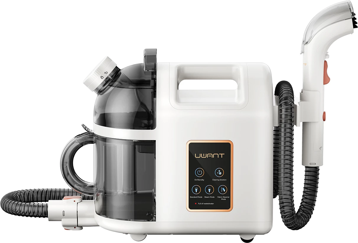 Fshesë me avull dhe ujë UWANT B200, 12000Pa, 1900W, e bardhë, set aksesorësh