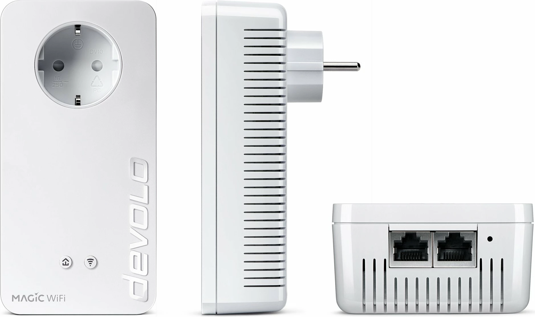 Adapter powerline Wi‑Fi Devolo Magic 2 WiFi next 1200 Mbit/s Gigabit Ethernet, i bardhë, 1 copë