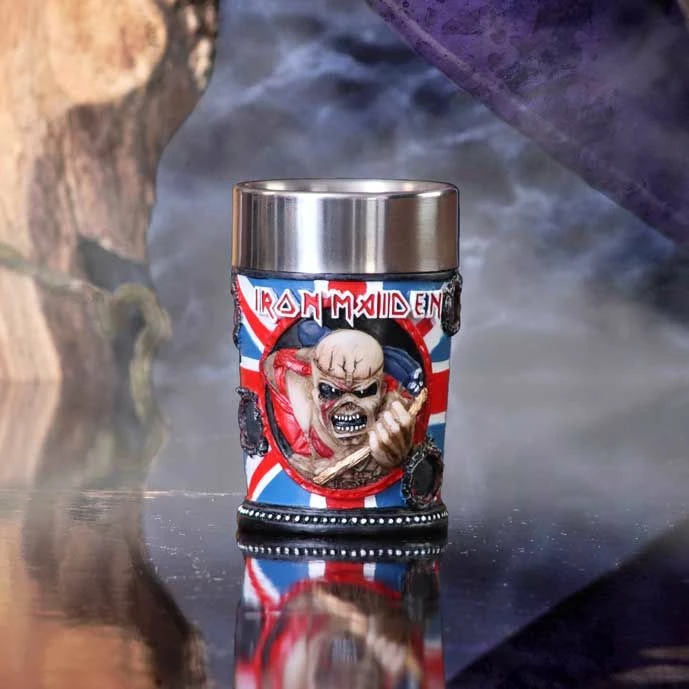 Gotë koleksionuese NEMESIS NOW Iron Maiden "The Trooper" 7 cm, me insert inox, shumëngjyrëshe