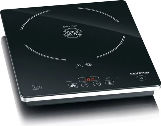Pllakë gatimi me induksion Severin KP 1071, 1 zonë, me prekje, e zezë