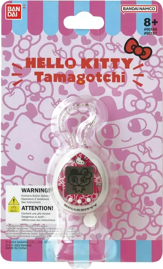 Lodër virtuale Tamagotchi Tamagotchi Nano Hello Kitty 50th Anniversary, 2x LR44, me zinxhir, e kuqe