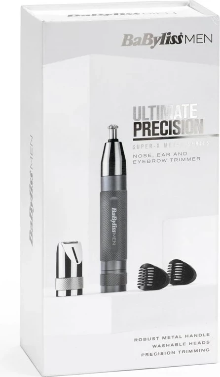 Makine rroje precize Babyliss E116E, Gri, Argjendtë