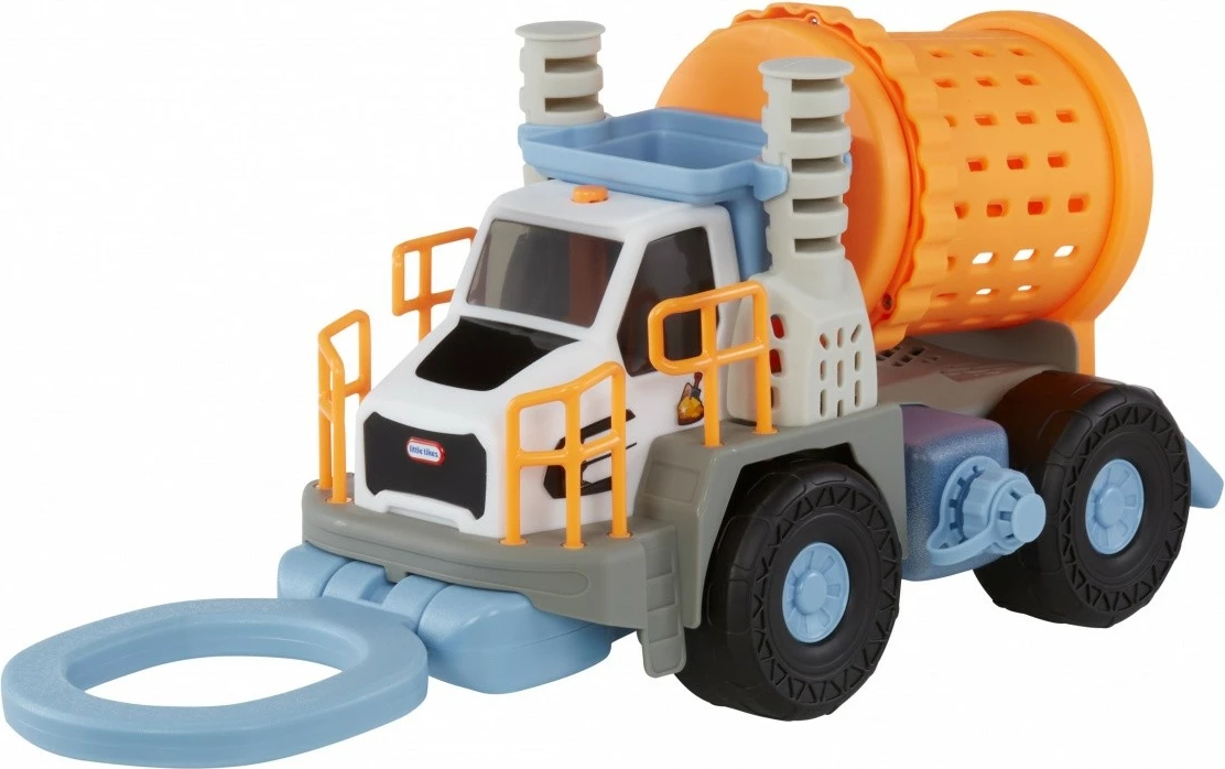 Set kamion minierash Little Tikes Mining Truck Big Adventures, plastikë, 27 cm, azure/gri/portokalli/e bardhë