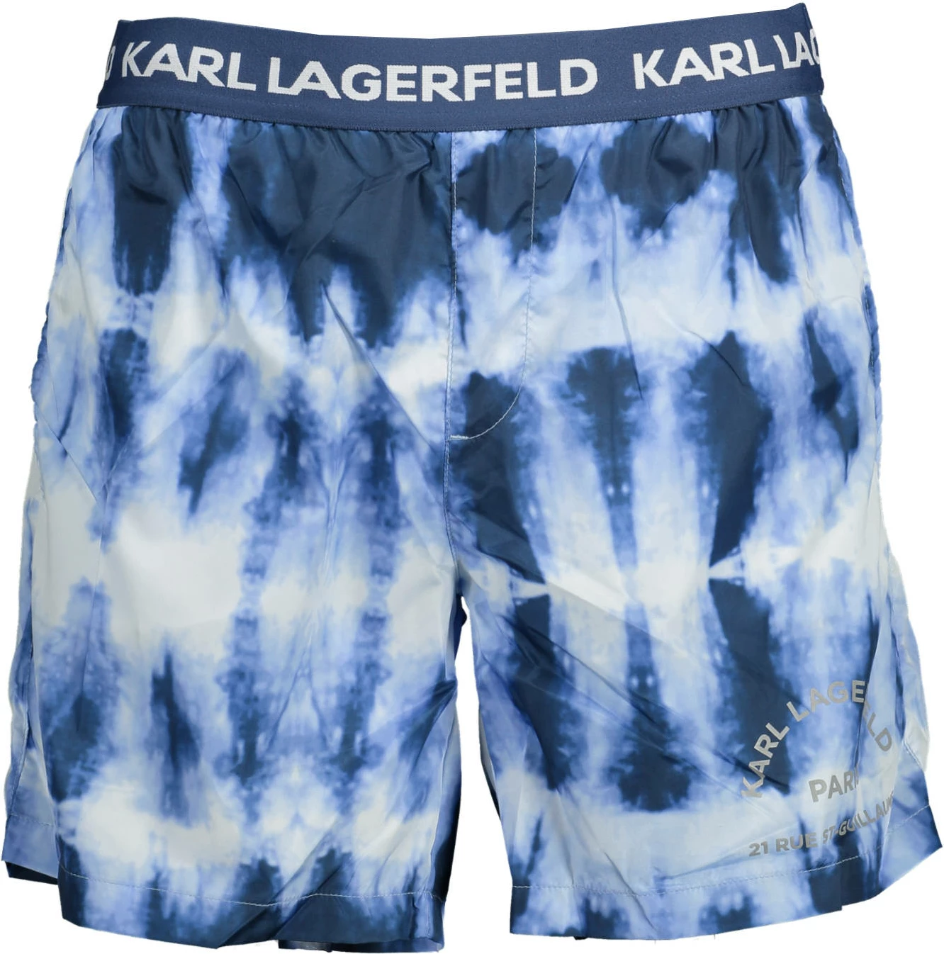 Boxer noti KARL LAGERFELD BEACHWEAR meshkuj, kaltër e hapur