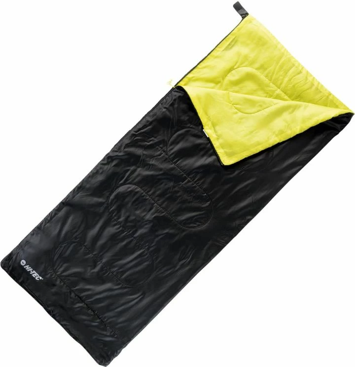 Sako gjumi për turizëm Hi-Tec Sobre, unisex, e zezë me të verdhë