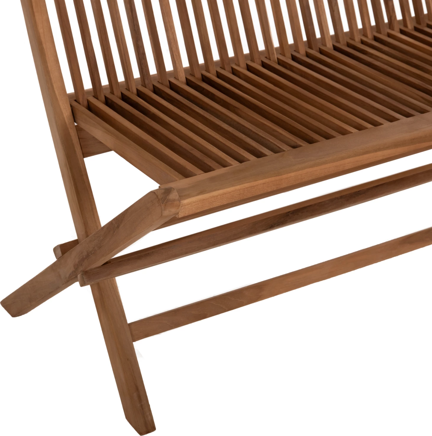 Karrige e palosshme KENDALL FH9541, dru TEAK, ngjyrë natyrale, 120x62x89H cm