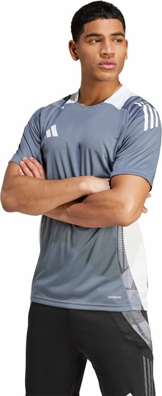 Fanellë stërvitjeje për meshkuj adidas Tiro 24, gri
