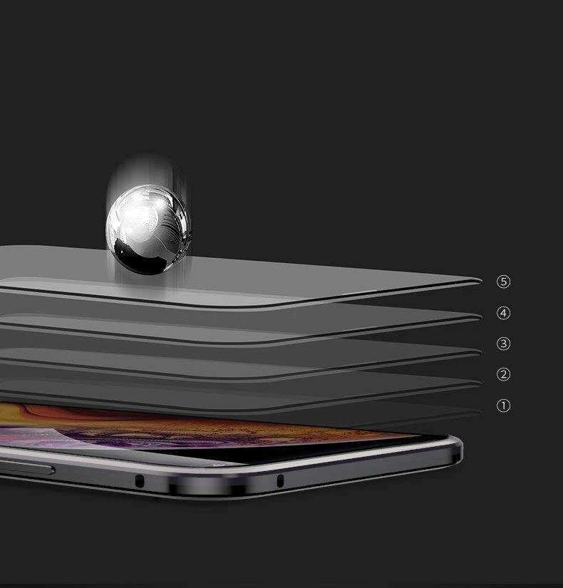 Mbështjellës Wozinsky Full Magnetic Case për Samsung Galaxy A72, xham i integruar, zi-transparent